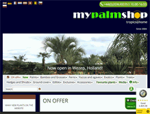 Tablet Screenshot of mypalmshop.com