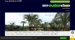 Desktop Screenshot of mypalmshop.nl